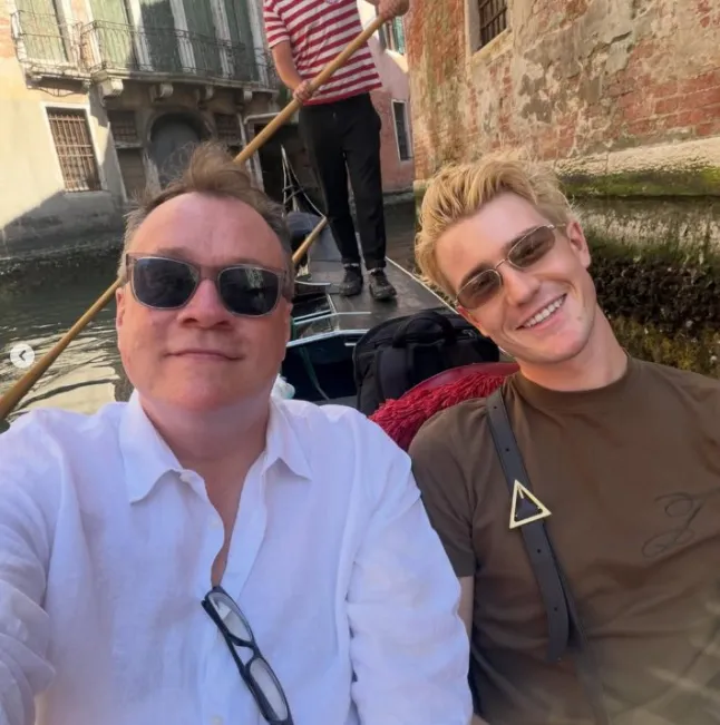 Russell T Davies koos poiss-sõbra Oliver Cole'iga