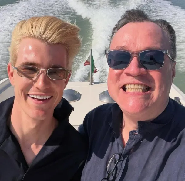 Russell T Davies koos poiss-sõbra Oliver Cole'iga