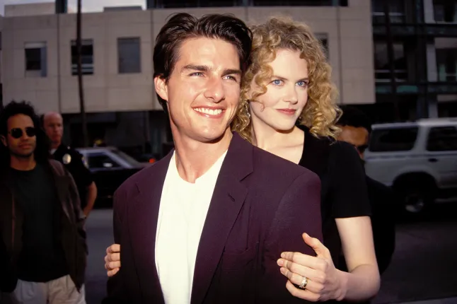 AMEERIKA ÜHENDRIIGID – 25. APRILL: Tom Cruise ja Nicole Kidman Los Angeleses 1992 (foto autor: Vinnie Zuffante/Getty Images)